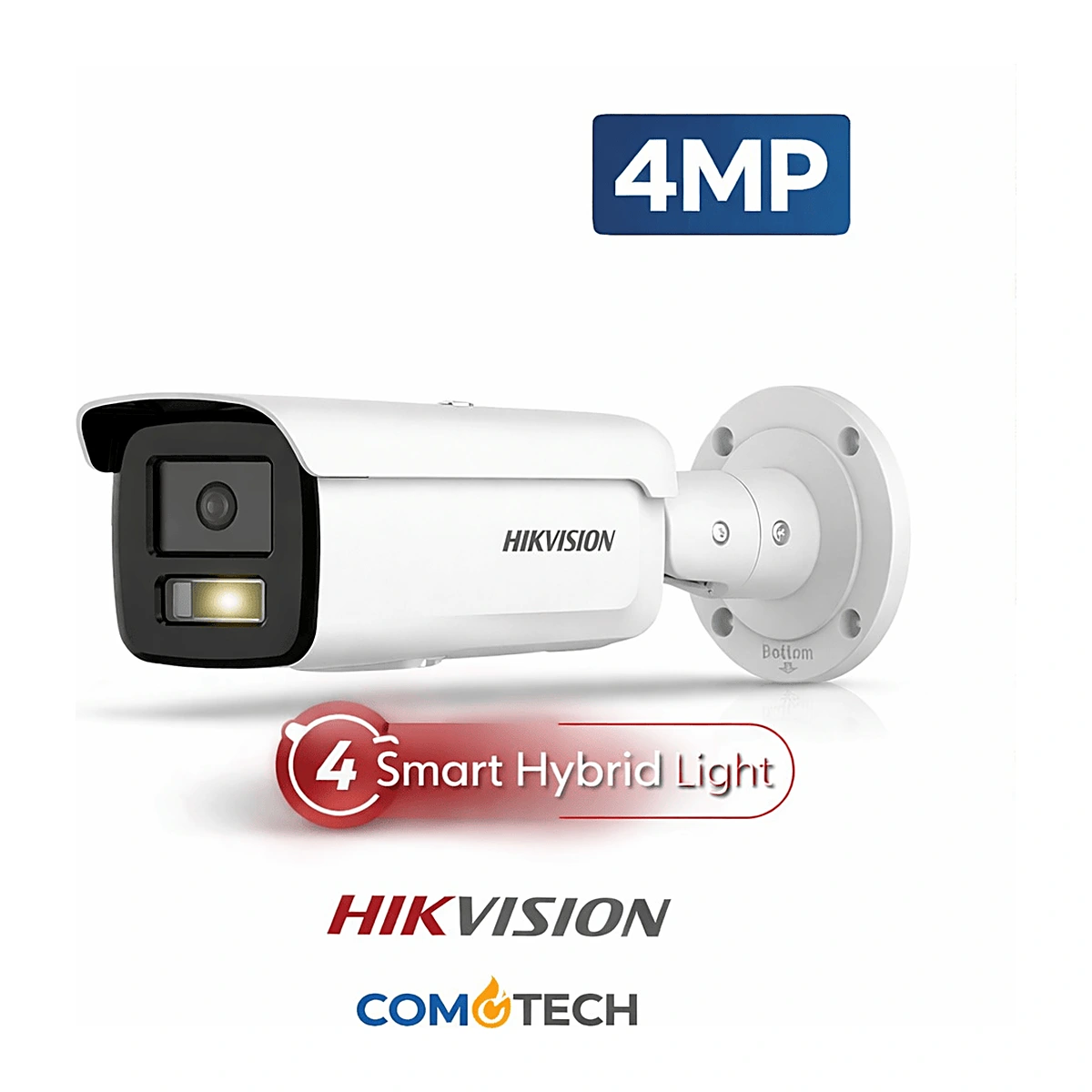 מצלמת צינור HIKVISION AcuSense איכות 4Mp DS-2CD2T43G2-2LI2U(2.8 — מצלמות IP 4MP של Hikvision Hikvision 2026