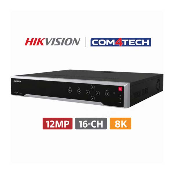 מערכת הקלטה Hikvision NVR 16CH DS-7716NI-M4-2TB 12Mp 8K — מערכת הקלטה Hikvision NVR 16CH Hikvision 2026