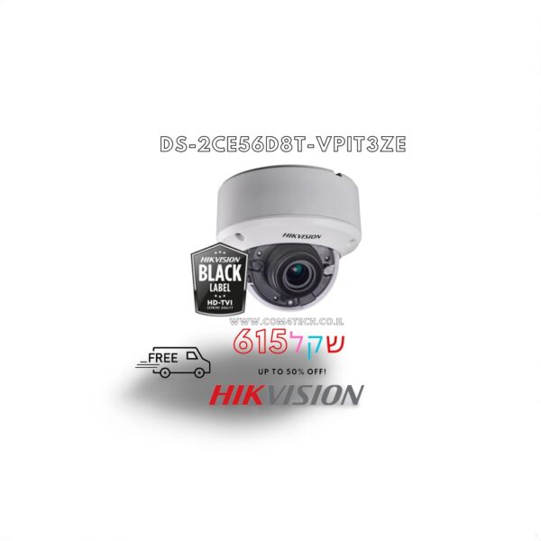 מצלמה כיפה מיועדת לקופות Hikvision DS-2CE56D8T-VPIT3ZE 2.8-12mm Ultra Low Light Vandal – מצלמות אנלוגיות Hikvision מצלמה כיפה מיועדת לקופות Hikvision DS-2CE56D8T-VPIT3ZE 2.8-12mm Ultra Low Light Vandal – DS-2CE56D8T-VPIT3ZE – מצלמות אנלוגיות Hikvision | CAM4HIK