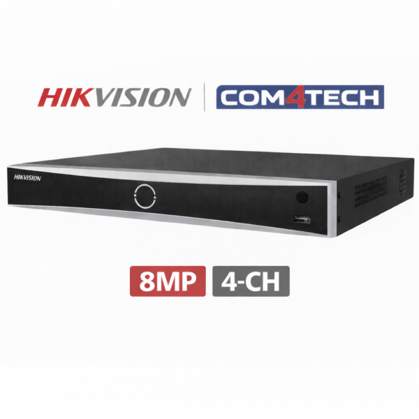 מערכת הקלטה NVR 4CH HIKVISION DS-7604NXI-K1 — מערכת הקלטה Hikvision NVR 4-CH Hikvision 2026