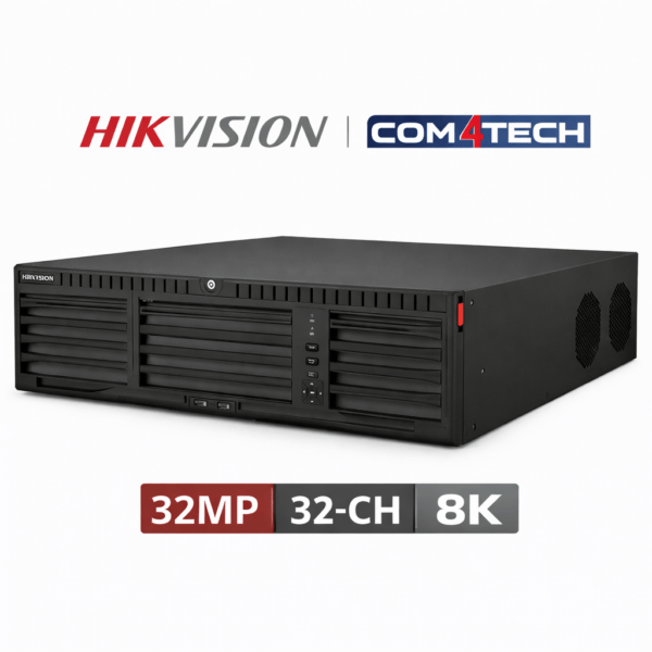 מערכת הקלטה NVR 32 ערוצים 32MP DS-9632NI-M8 מבית HikVision יבואן רשמי — מערכת הקלטה Hikvision NVR 32CH Hikvision 2026