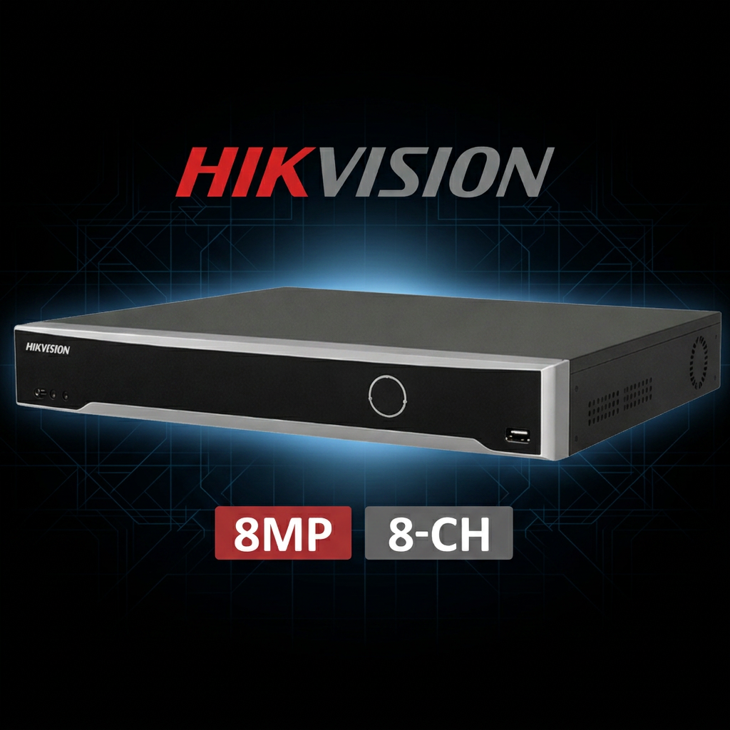 מערכת הקלטה 8 ערוצים 8MP כולל הארד דיסק 2TB - DS-7608NXI-K2-2Tמבית HikVision — מקליטי NVR 8 ערוצים Hikvision 2026