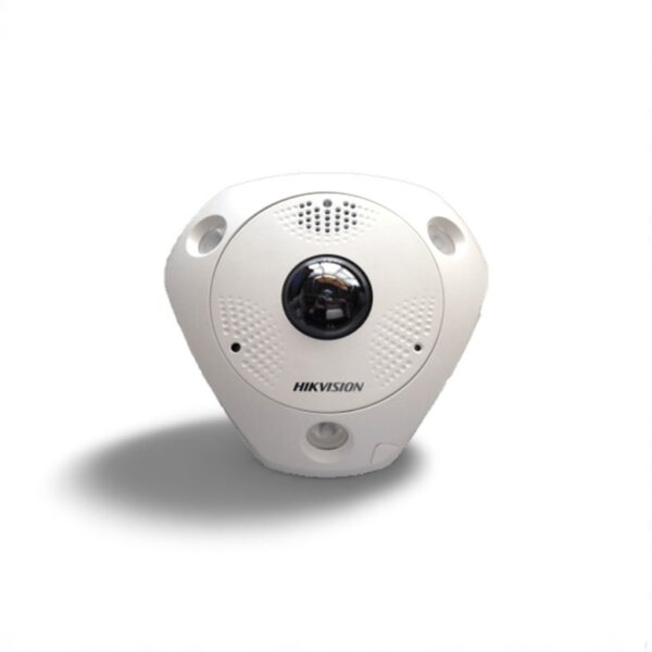 מצלמה עין דג Hikvision DS-2CD63C5G0-IVS 12MP Fisheye – מצלמה רשת עין דג Hikvision מצלמה עין דג Hikvision DS-2CD63C5G0-IVS 12MP Fisheye – רזולוציה 12MP | חיישן 1/1.7״ | עדשת Immervision 1.29 מ״מ | DWDR | מיקרופון + רמקול | IR עד 15 מ׳ | IP67 + IK10 | DC 12V / PoE – מצלמה רשת עין דג Hikvision | CAM4HIK