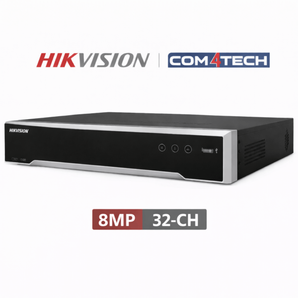 מערכת הקלטה NVR 32CH DS-7632NXI-K2 Hikvision 8Mp ללא דיסק — מערכת הקלטה Hikvision NVR 32CH Hikvision 2026