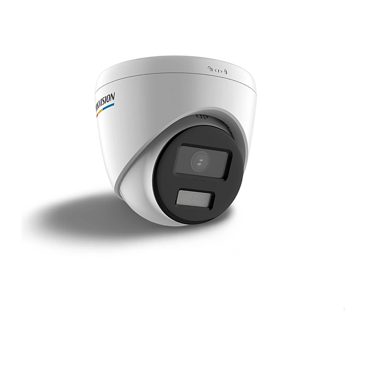 מצלמה כיפה ColorVu 4Mp עד 30 מ’ – אור לבן 2.8mm DS-2CD1347G2-LUF מקרפון מובנה — מצלמות IP 4MP של Hikvision Hikvision 2026