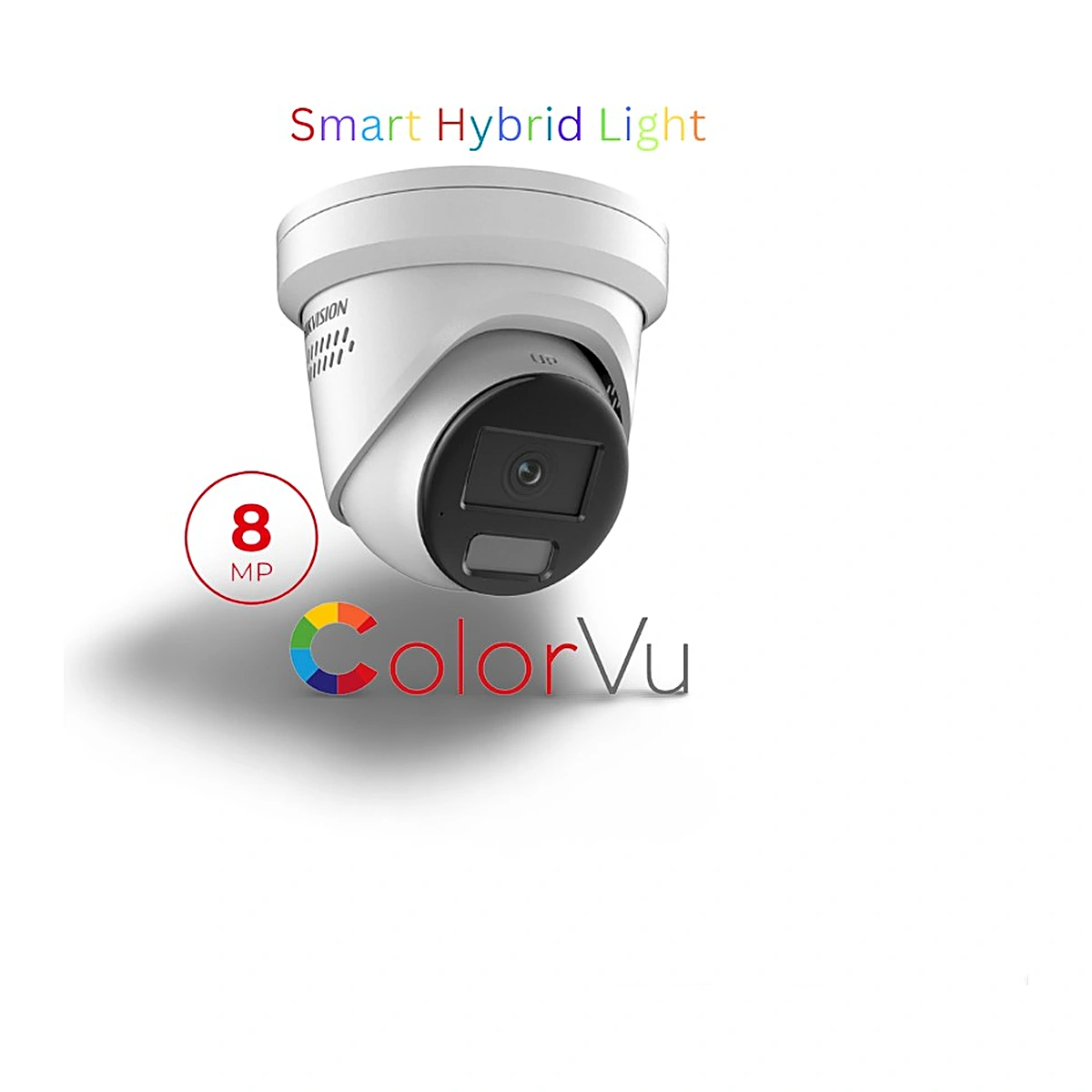 מצלמה כיפה טורט 8MP ColorVu + AcuSense מיקרופון Smart Hybrid Light DS-2CD2387G2H-LISU/SL2 — מצלמות IP 8MP של Hikvision Hikvision 2026