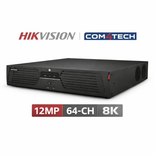 מערכת הקלטה NVR 64 ערוצים 12MP DS-9664NI-M8 מבית Hikvision יבואן רשמי — מערכת הקלטה Hikvision NVR 64CH Hikvision 2026