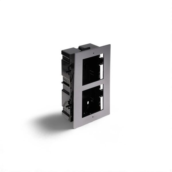 DS-KD-ACF2 קופסת השקע+מסגרת לאינטרקום HIKVISION 2 מודולים — מסגרות וקופסאות Hikvision Hikvision 2026