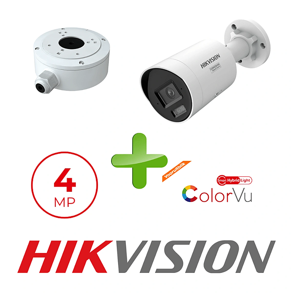 מצלמת צינור IP ColorVu Smart Hybrid Light 4Mp Hikvision DS-2CD2047G2H-LIU/SL(2 — מצלמות IP 4MP של Hikvision Hikvision 2026