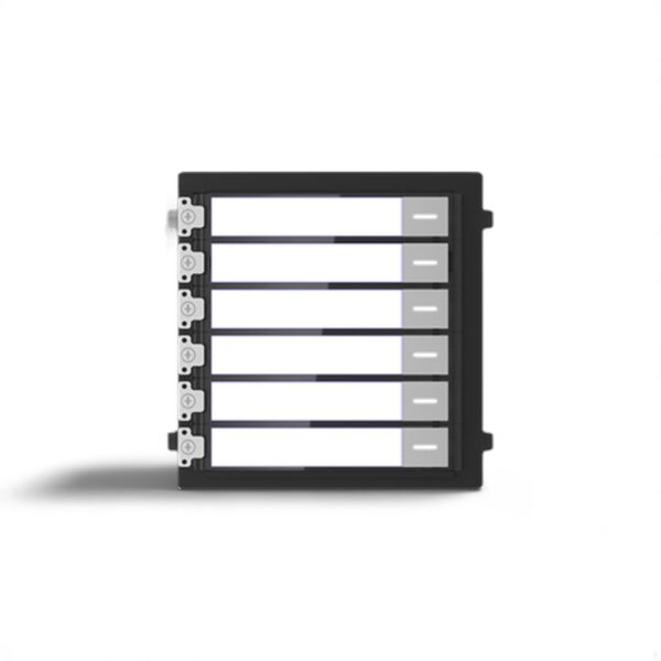 מודול לחצנים Hikvision אפשר לקשר כל לחצן ל-6 תחנות פנימיות DS-KD-KK — פאנלים ומודולים אינטרקום Hikvision Hikvision 2026