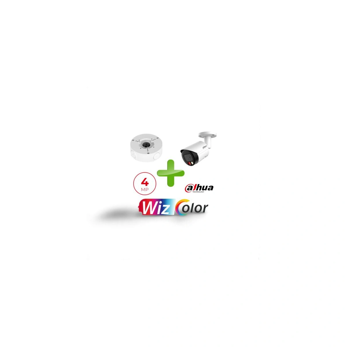 מצלמה צינור Dahua 4Mp IPC-HFW2441S-S IP + קופסת חיבורים — מצלמות DAHUA IP Hikvision 2026