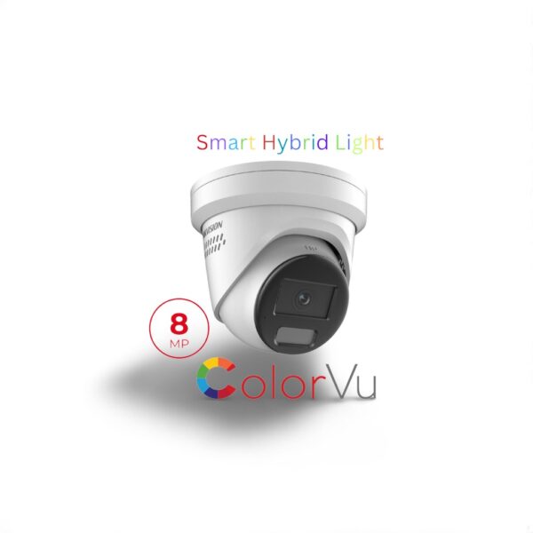 מצלמה כיפה טורט 8MP ColorVu + AcuSense מיקרופון Smart Hybrid Light DS-2CD2387G2H-LISU/SL2 – מצלמות רשת Hikvision ColorVu | CAM4HIK
