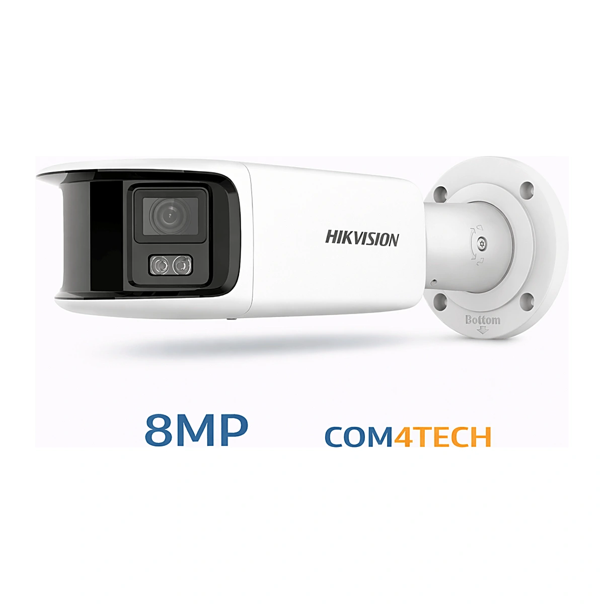 מצלמה פנורמית Hikvision DS-2CD2T87G2P-LSU/SL 8MP ColorVu Bullet 4mm Speaker Network Camera — מצלמות IP 8MP של Hikvision Hikvision 2026