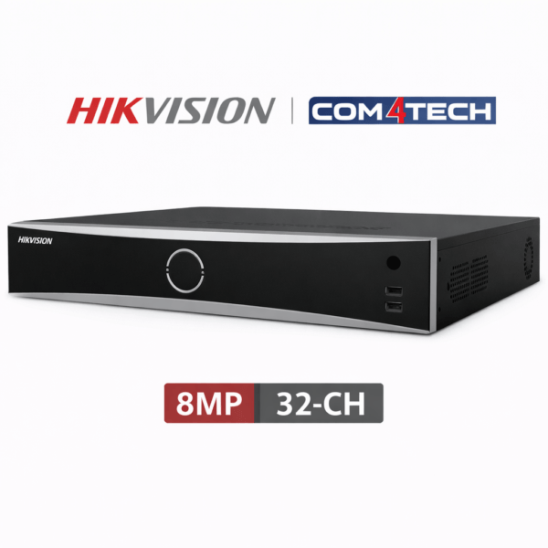 מערכת הקלטה NVR 32 8MP דיסק 4TB iDS-7732NXI-M4/X(ST-4T מבית Hikvision יבואן רשמי — מערכת הקלטה Hikvision NVR 32CH Hikvision 2026