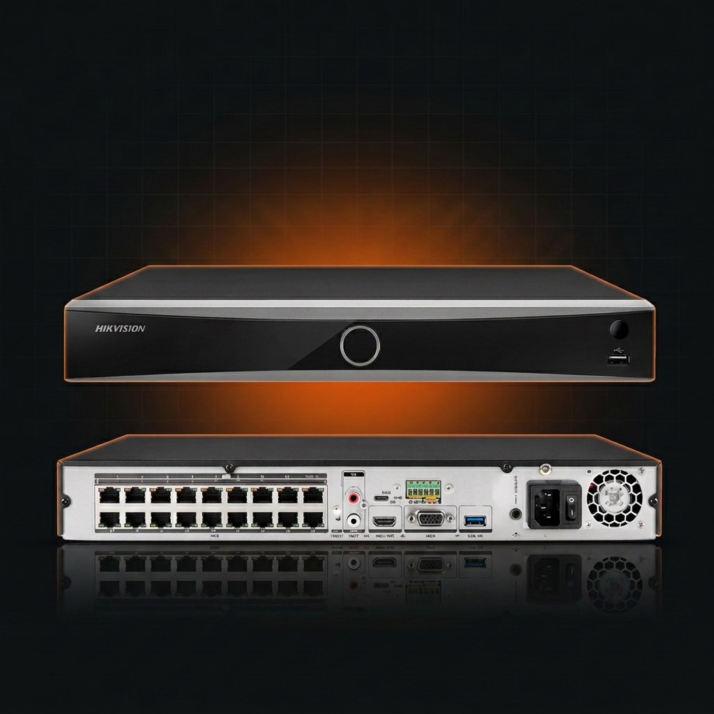 מערכת הקלטה Hikvision NVR 12MP 16CH DS-7716NXI-I4/S(STD)(E — מקליטי NVR 16 ערוצים Hikvision 2026