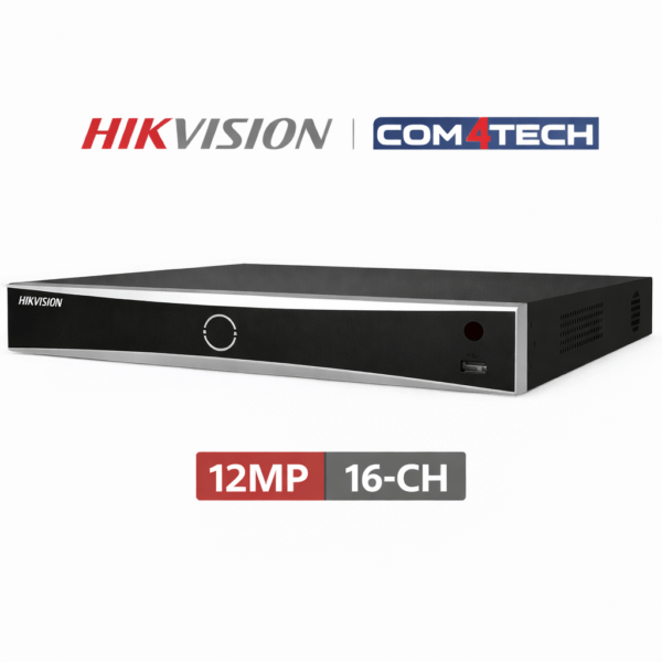 מערכת הקלטה Nvr Hikvision DS-7616NXI-I2/S-2T 16CH AcuSense 4ch 12Mp — מערכת הקלטה Hikvision NVR 16CH Hikvision 2026