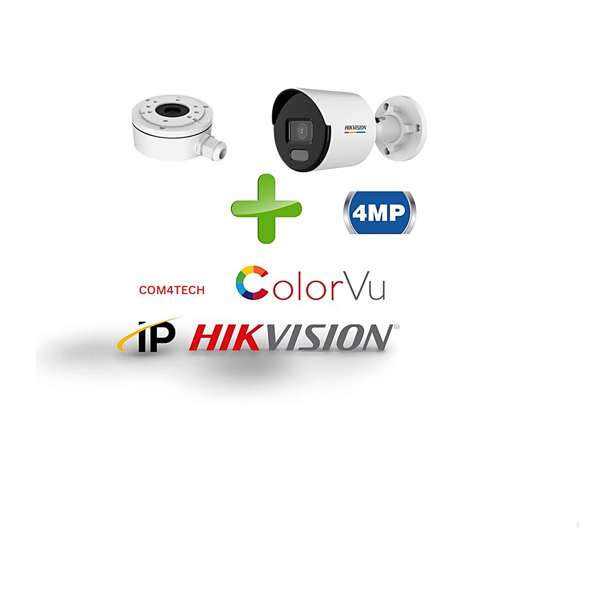 מצלמה צינור HIKVISION 4Mp DS-2CD1047G2-LUF ColorVu — מצלמות IP 4MP של Hikvision Hikvision 2026
