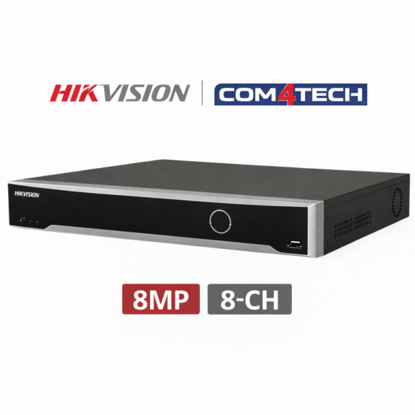 מערכת הקלטה 8 ערוצים 8MP כולל הארד דיסק 2TB - DS-7608NXI-K2-2Tמבית HikVision — מערכת הקלטה Hikvision NVR 8-CH Hikvision 2026
