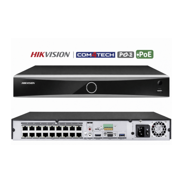 מערכת הקלטה 16 ערוצים 8MP עם POE מובנה DS-7616NXI-K2/16P מבית Hikvision (מק"ט DS-7616NXI-K2-1) – Hikvision יבוא Cam4Hik מערכת הקלטה 16 ערוצים 8MP עם POE מובנה DS-7616NXI-K2/16P מבית Hikvision (מק"ט DS-7616NXI-K2-1) – המחיר לא כולל דיסק. אחריות לא יבואן רשמי – Hikvision יבוא Cam4Hik | CAM4HIK