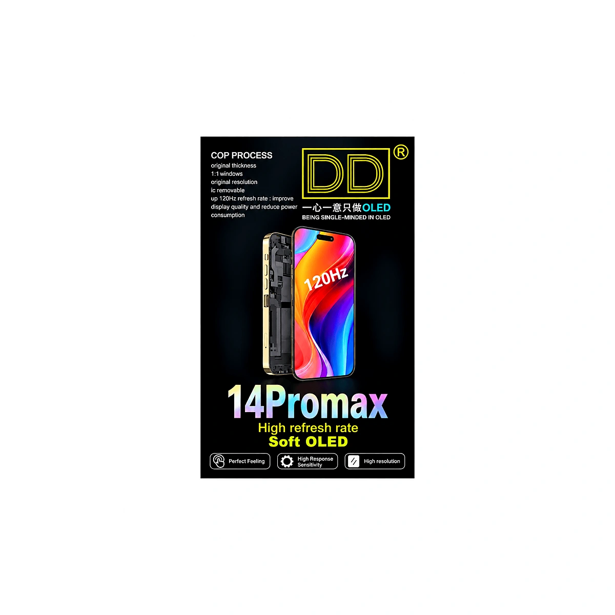 מסך SOFT OLED איכותי לאפל אייפון Apple iPhone 14 Pro Max 120Hz – מסכים וסוללות איפון IPHONE מסך SOFT OLED איכותי לאפל אייפון Apple iPhone 14 Pro Max 120Hz – מק״ט: Apple iPhone14 Pro Max SOFT OLED- – מסכים וסוללות איפון IPHONE | CAM4HIK