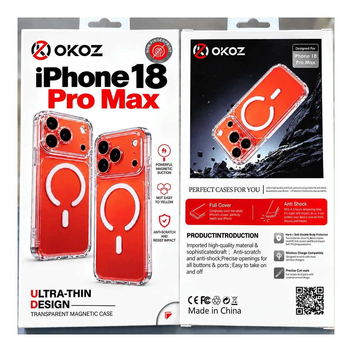 מגן שקוף לאיפון IPhone 18 Pro Max OKOZ – מגני מסך IPHONE SAMSUNG מגן שקוף לאיפון IPhone 18 Pro Max OKOZ – מק״ט: IPhone 18 Pro Max OKOZ – מגני מסך IPHONE SAMSUNG | CAM4HIK