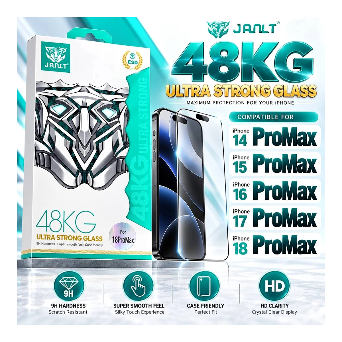 מגני מסך 48KG ULTRA STRONG GLASS JANLT לאייפון סמסונג – אביזרים לסלולר מגני מסך 48KG ULTRA STRONG GLASS JANLT לאייפון סמסונג – מק״ט: מגני מסך JANLT לאייפון סמסונג – אביזרים לסלולר | CAM4HIK
