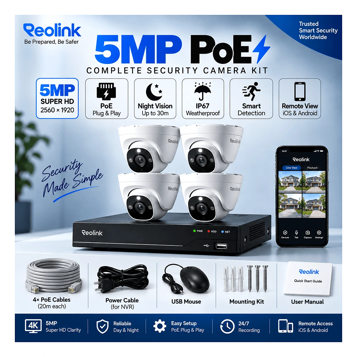 מערכת אבטחה מקצועית 4 מצלמות באיכות 5MP NVS8-5MD4 Reolink PoE – מחירון REOLINK מערכת אבטחה מקצועית 4 מצלמות באיכות 5MP NVS8-5MD4 Reolink PoE – NVS8-5MD4 – מחירון REOLINK | CAM4HIK