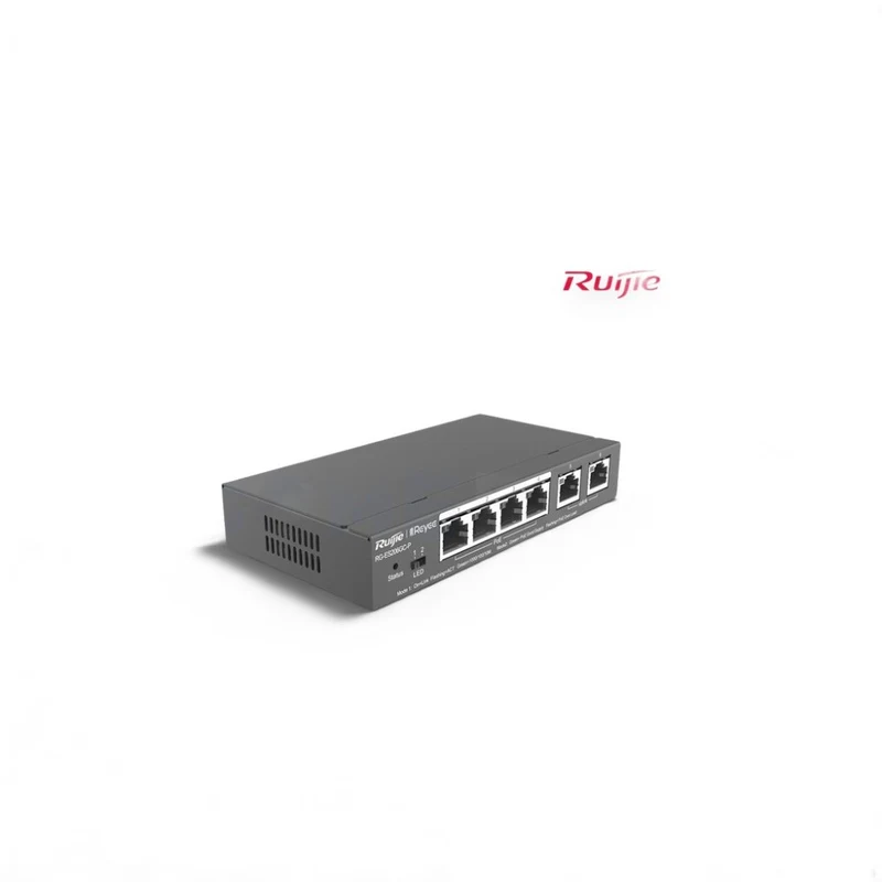 מתג Ruijie RG-ES205GC-P 4 Port POE 54W מנוהל ללא מאורר – מתגים Switch Ruijie מתג Ruijie RG-ES205GC-P 4 Port POE 54W מנוהל ללא מאורר – מק"ט RG-ES205GC-P · מתגים Switch Ruijie – מתגים Switch Ruijie | CAM4HIK