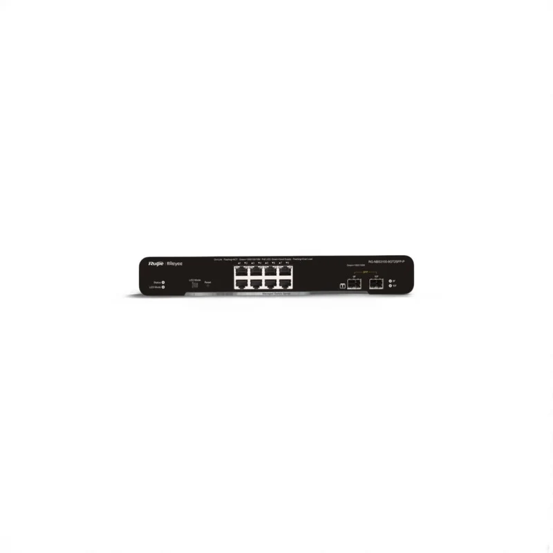 מתג PoE מנוהל בענן 10 יציאות Gigabit Layer 2 RG-NBS3100-8GT2SFP-P – מתגי Managed L2 1G Ruijie PoE מתג PoE מנוהל בענן 10 יציאות Gigabit Layer 2 RG-NBS3100-8GT2SFP-P – מק"ט RG-NBS3100-8GT2SFP · מתגי Managed L2 1G Ruijie PoE – מתגי Managed L2 1G Ruijie PoE | CAM4HIK