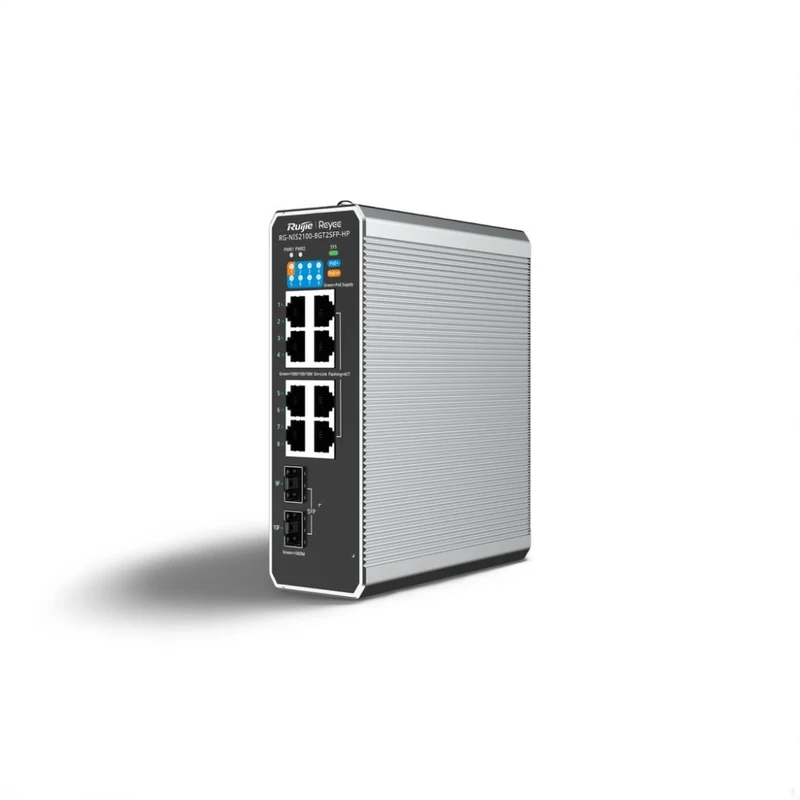 מתג תעשייתי מנוהל 8PoE של Ruijie — דגם RG-NIS2100-8GT2SFP-HP – מתג תעשייתי PoE מנוהל Ruijie מתג תעשייתי מנוהל 8PoE של Ruijie — דגם RG-NIS2100-8GT2SFP-HP – מק"ט RG-NIS2100-8GT2SFP-HP · מתג תעשייתי PoE מנוהל Ruijie – מתג תעשייתי PoE מנוהל Ruijie | CAM4HIK