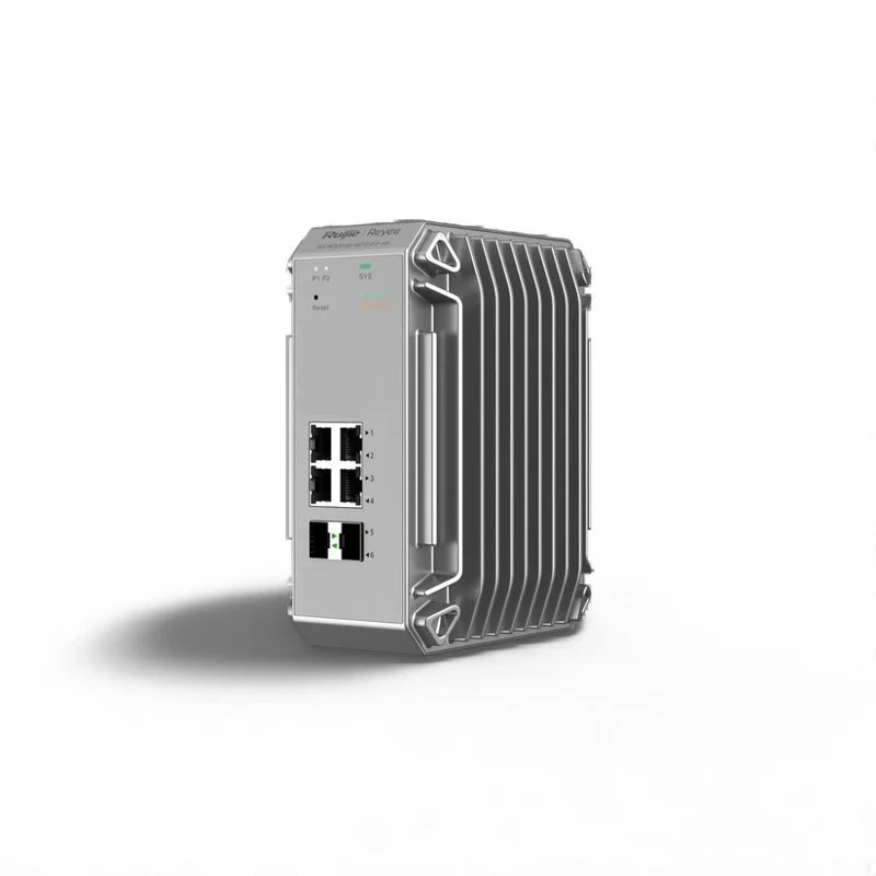 מתג תעשייתי מנוהל \- 4 יציאות (Gigabit POE RG-NIS3100-4GT2SFP-HP – מתג תעשייתי PoE מנוהל Ruijie מתג תעשייתי מנוהל \- 4 יציאות (Gigabit POE RG-NIS3100-4GT2SFP-HP – מק"ט RG-NIS3100-4GT2SFP-HP · מתג תעשייתי PoE מנוהל Ruijie – מתג תעשייתי PoE מנוהל Ruijie | CAM4HIK