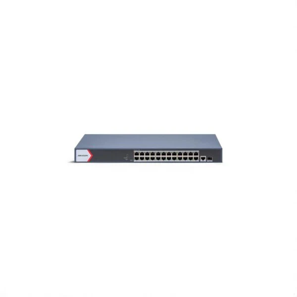 מתג 24 פורט גיגה POE + 2 אפלינק גיגה - 1 נחושת + 1 אופטי Hikvision DS-3E1526P-EI/M — מתגי POE CCTV מנוהלים Hikvision Hikvision 2026